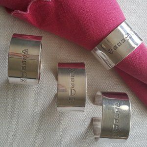 Royal Navy Silverplate Napkin Rings